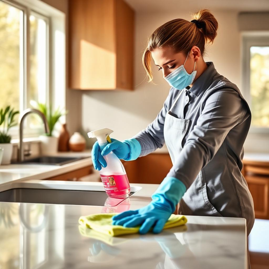 Cleaning work by EUNEQ Construction Corp